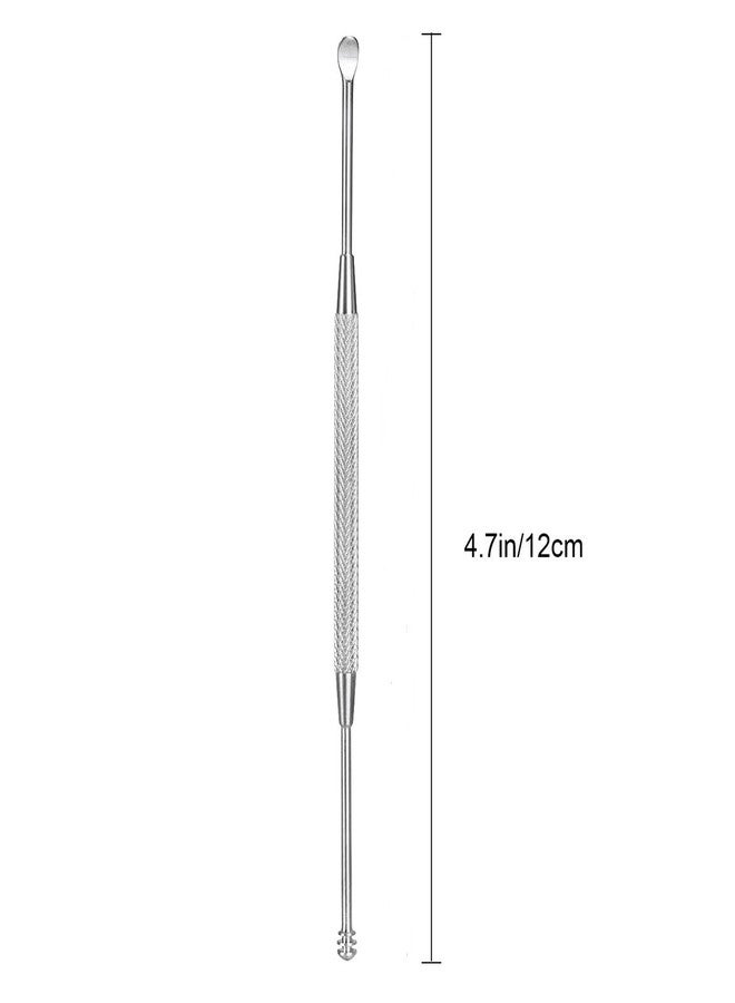 Mudder Steel Ear Pick Earwax Remover Spoon Ear Scraper Scratcher Ear Cleaner with Storage Box, 304 Stainless - Image 3